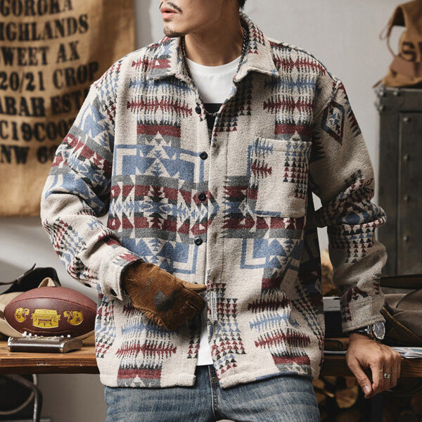 Men’s American Style Fashion Shirt – Trendy Streetwear Look