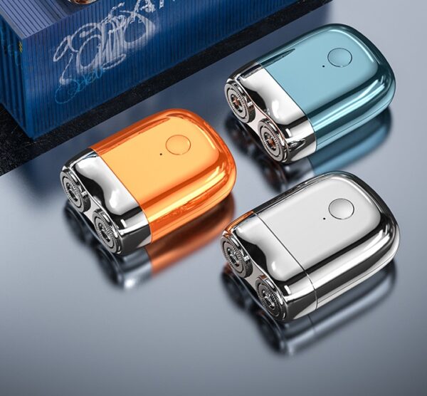 Men’s USB Rechargeable Mini Shaver – Stylish Travel Razor with Gift Box