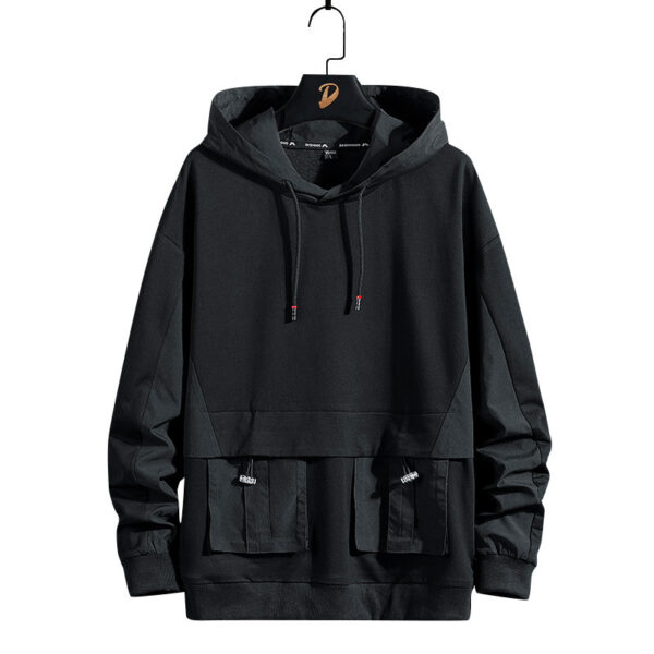 Loose Fit Hooded Hoodies – Men’s Spring & Autumn Style