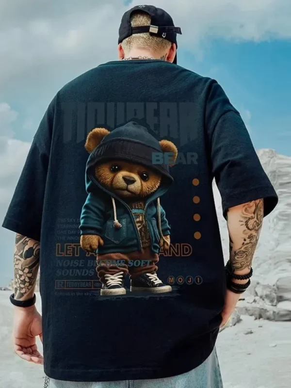 Oversized Hip Hop Cotton Tee – Summer Unisex Streetwear (Up to 8XL)