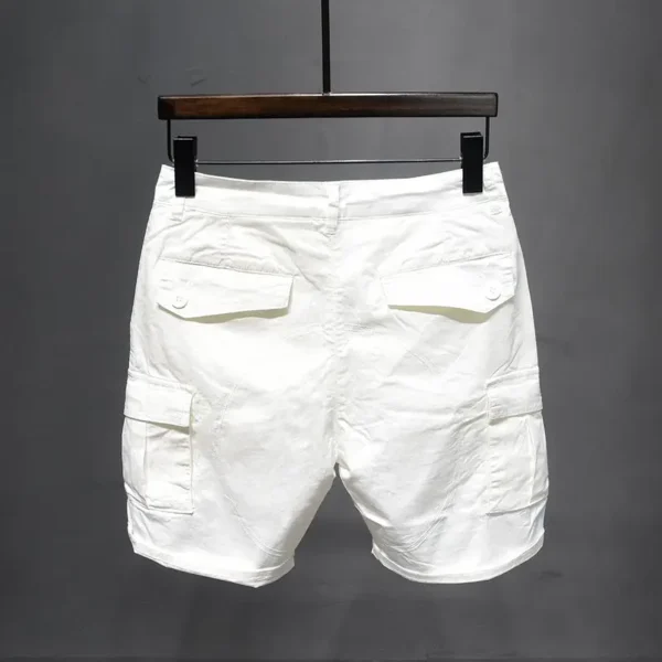 Men’s Korean Slim Denim Shorts – Washed, Stretchy & Stylish