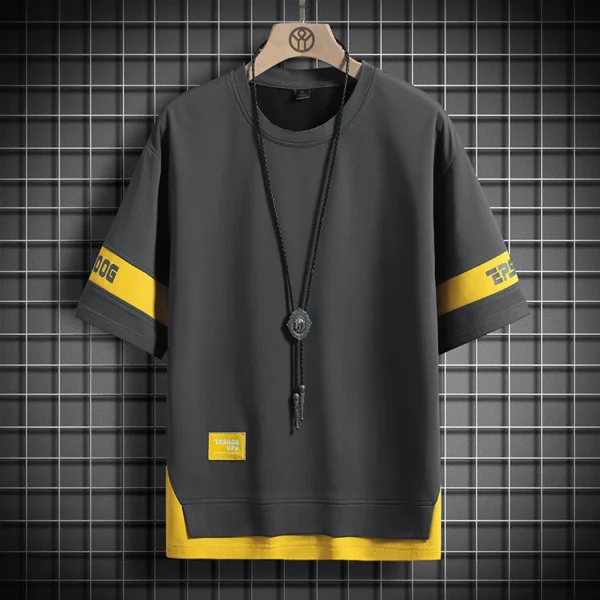 Oversized Streetwear Tee – Men’s Hip Hop Summer Shirt (Up to 6XL)