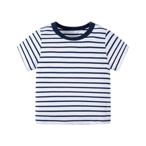 Striped Casual Tee for Boys