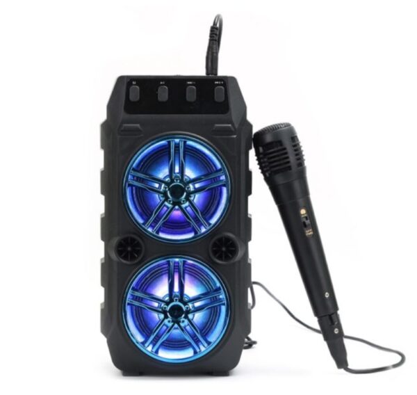Outdoor Bluetooth Speaker – Dual Drivers, Loud & Portable