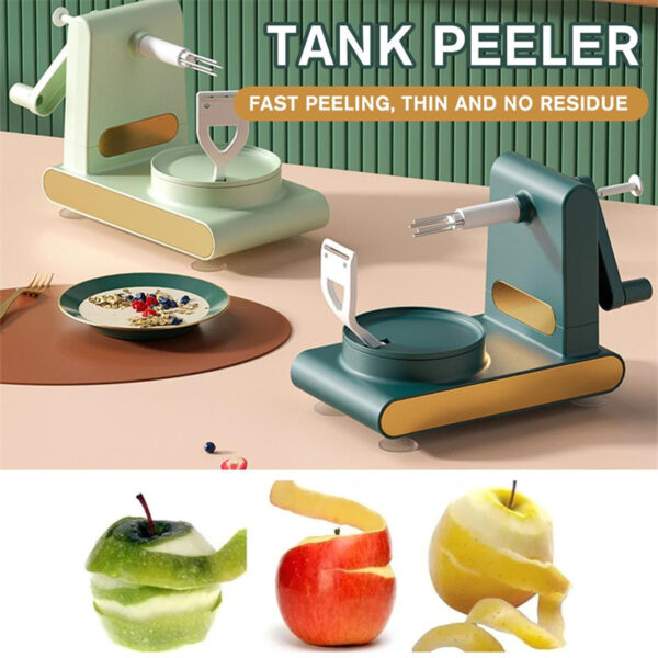 Hand-Cranked Multifunctional Peeler Tool
