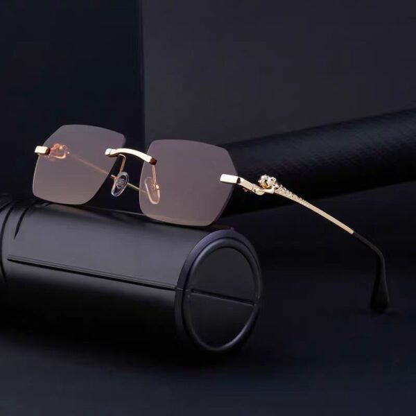 Leopard Frameless Unisex Trendy Shades