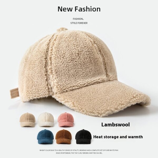 Plush Lamb Wool Women’s Hat
