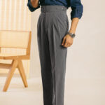 Men’s Stylish Striped Straight-Leg Pants