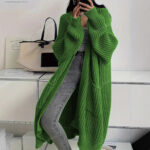 Cozy Loose Thick Knit Coat Women