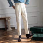 British-Style Men’s Business Casual Pants