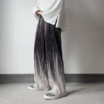 Men’s Loose Drape Gradient Striped Pants